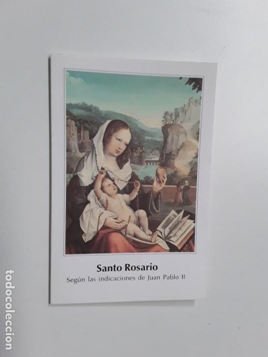 Others for Adults: Postal o estampa santo Rosario