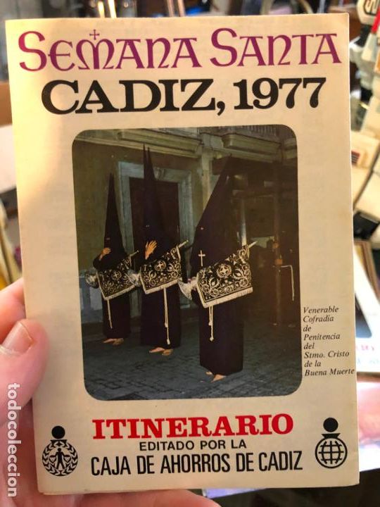 Others for Adults: PROGRAMA ITINERARIO SEMANA SANTA DE CADIZ A&Ntilde;O 1977