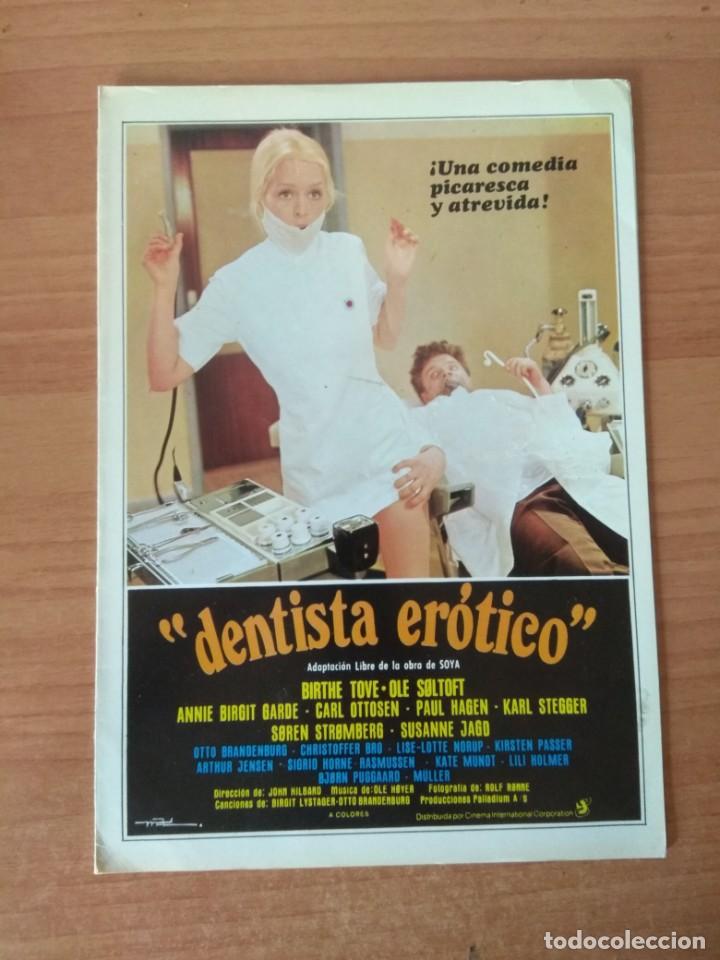 Otros: G-5--GUIA DE LA PELICULA--- DENTISTA ER&Oacute;TICO