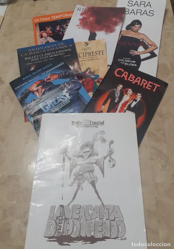 Otros: Lote de 8 programas de Teatro de diferentes obras - Foto 1