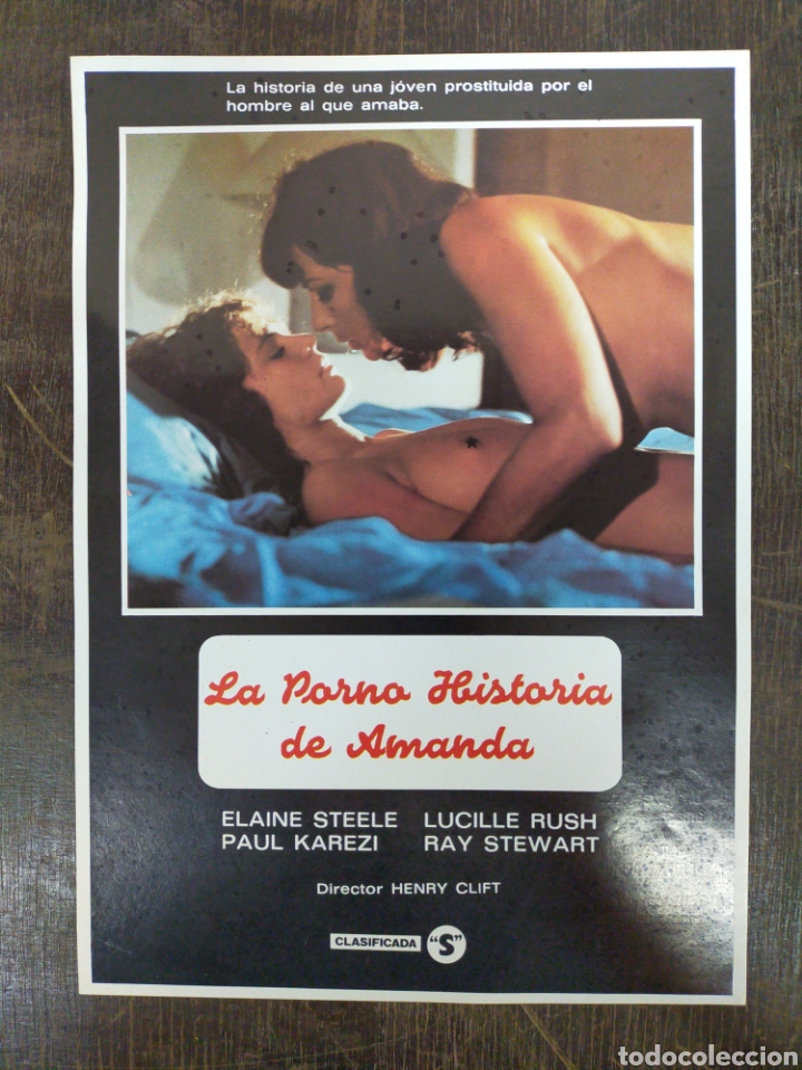 Autres: Cartel 28 x 20 cm. La porno historia de Amanda