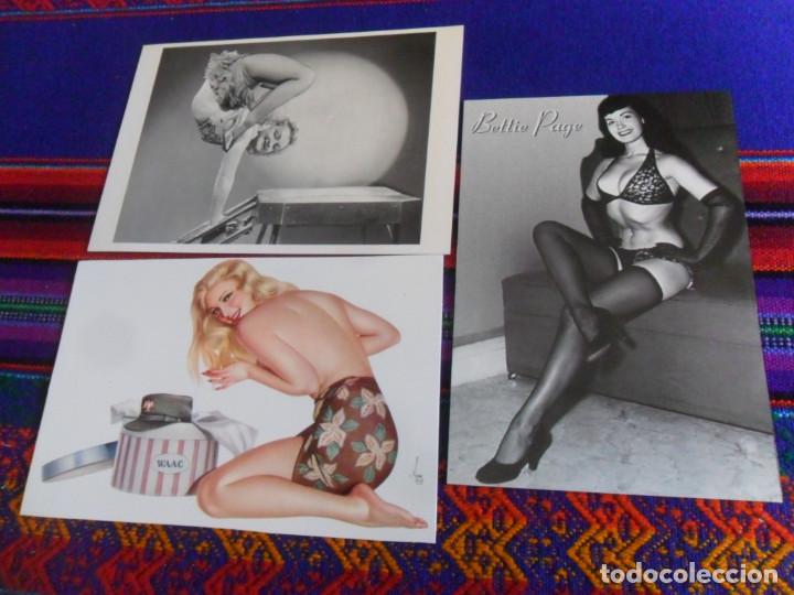 Others for Adults: POSTAL SIN CIRCULAR PIN UP BETTIE PAGE Y VARGA. REGALO CONTORSIONISTA.