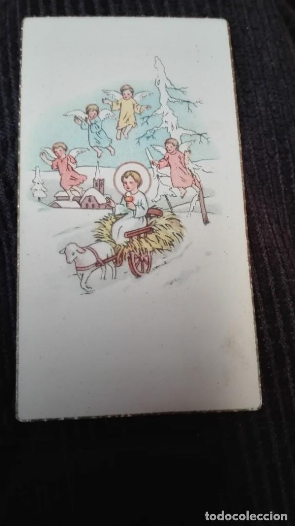 Andere Artikel: Estampa del Ni&ntilde;o Jes&uacute;s montado en un carro con paja y tirado por un cordero