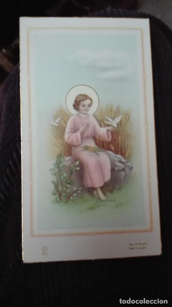 Others for Adults: Estampa de 1950 primera comuni&oacute;n Milagritos Mart&iacute;n &Aacute;lvarez Matapozuelos Valladolid