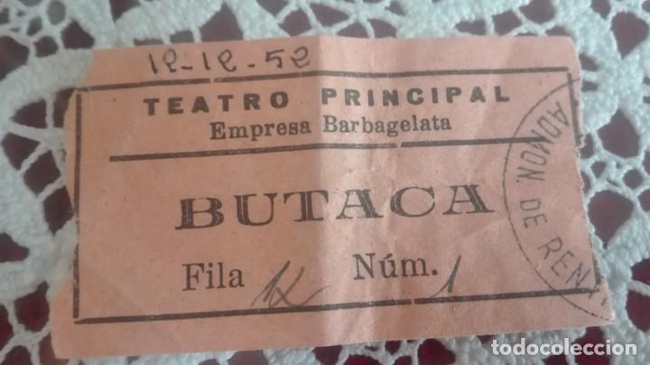 Others for Adults: Entrada Teatro Principal d&eacute;cada de los 50