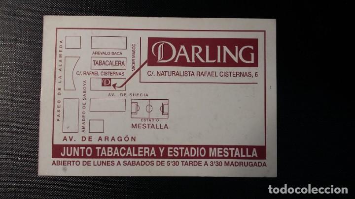 Others for Adults: Tarjeta visita night club bar Darling - Junto Estadio Mestalla, Valencia