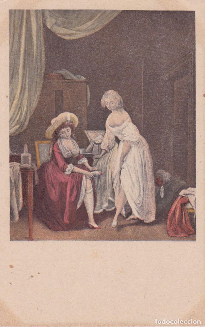 Others for Adults: POSTAL OBRA DE LOUIS L&Eacute;OPOLD BOILLY, EL ENCANTO DE LAS NINFAS &ndash; COLORTINTO SERIE I N&ordm;6 &ndash; S/C