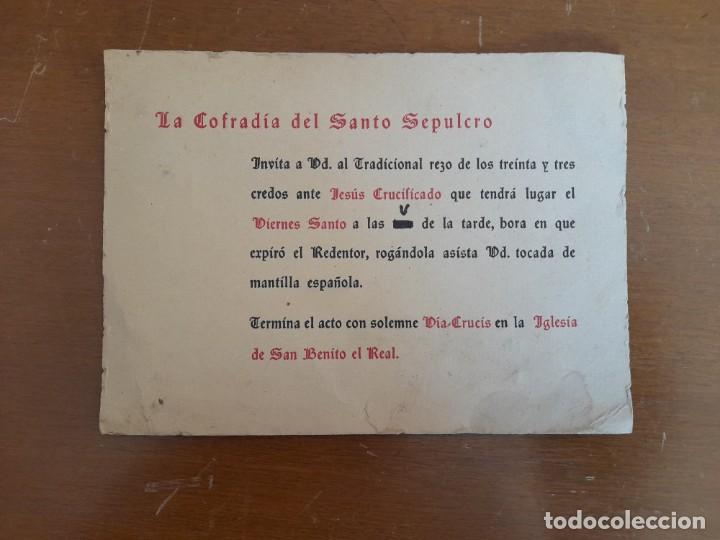 Others for Adults: Invitaci&oacute;n a La Cofrad&iacute;a del Santo Sepulcro iglesia de San Benito el real