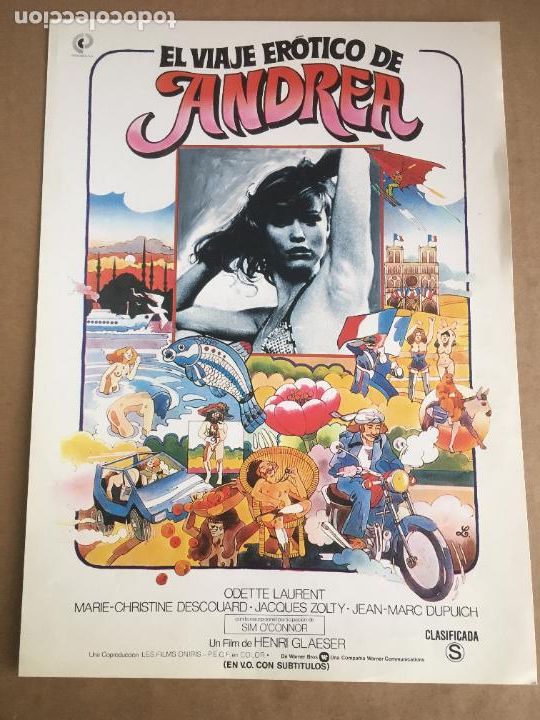 Otros: el viaje erotico de andrea guia publicitaria original