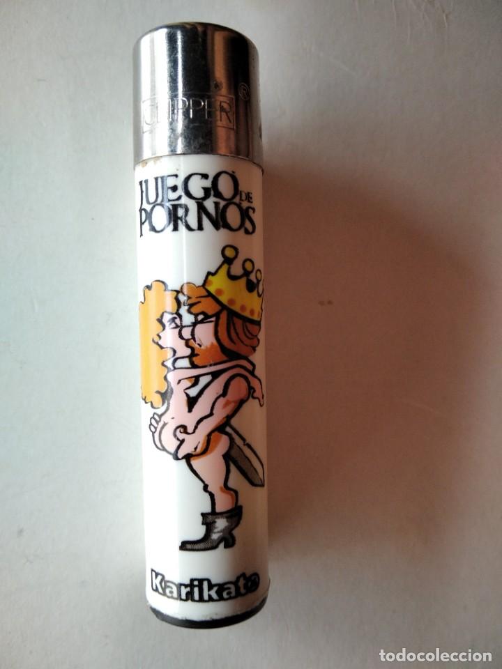 Others for Adults: MECHERO CLIPPER JUEGO DE PORNOS,RASGADOR PENTAGONAL,COLECCIONABLE.