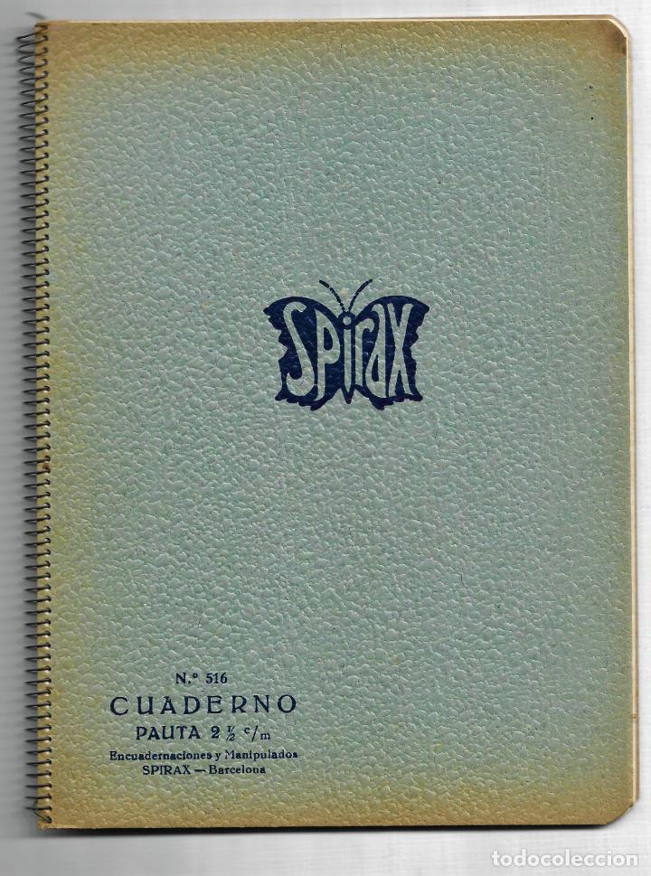 Others for Adults: ANTIGUA LIBRETA ESCOLAR - ESPIRAL 16 HOJAS PAUTA - SPIRAX .SIN USAR