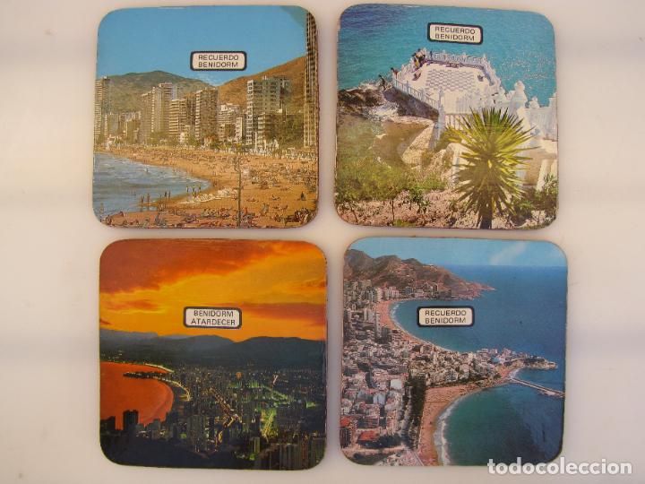 Others for Adults: 52.- .- Cuatro posavasos de Benidorm. 70s