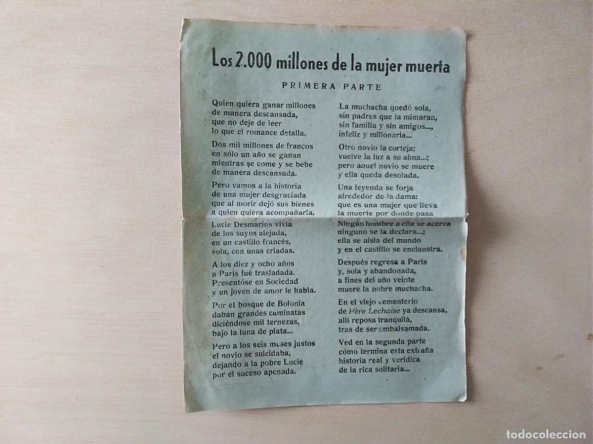 Others for Adults: ROMANCE LOS 2.000 MILLONES DE LA MUJER MUERTA PRIMERA PARTE