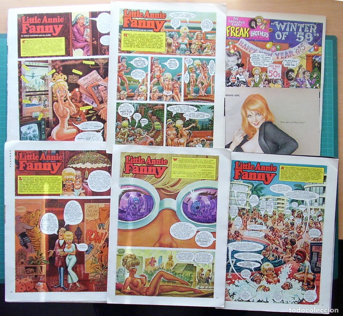 Otros: Annie Fanny 5 comics playboy original mas extra Set 9