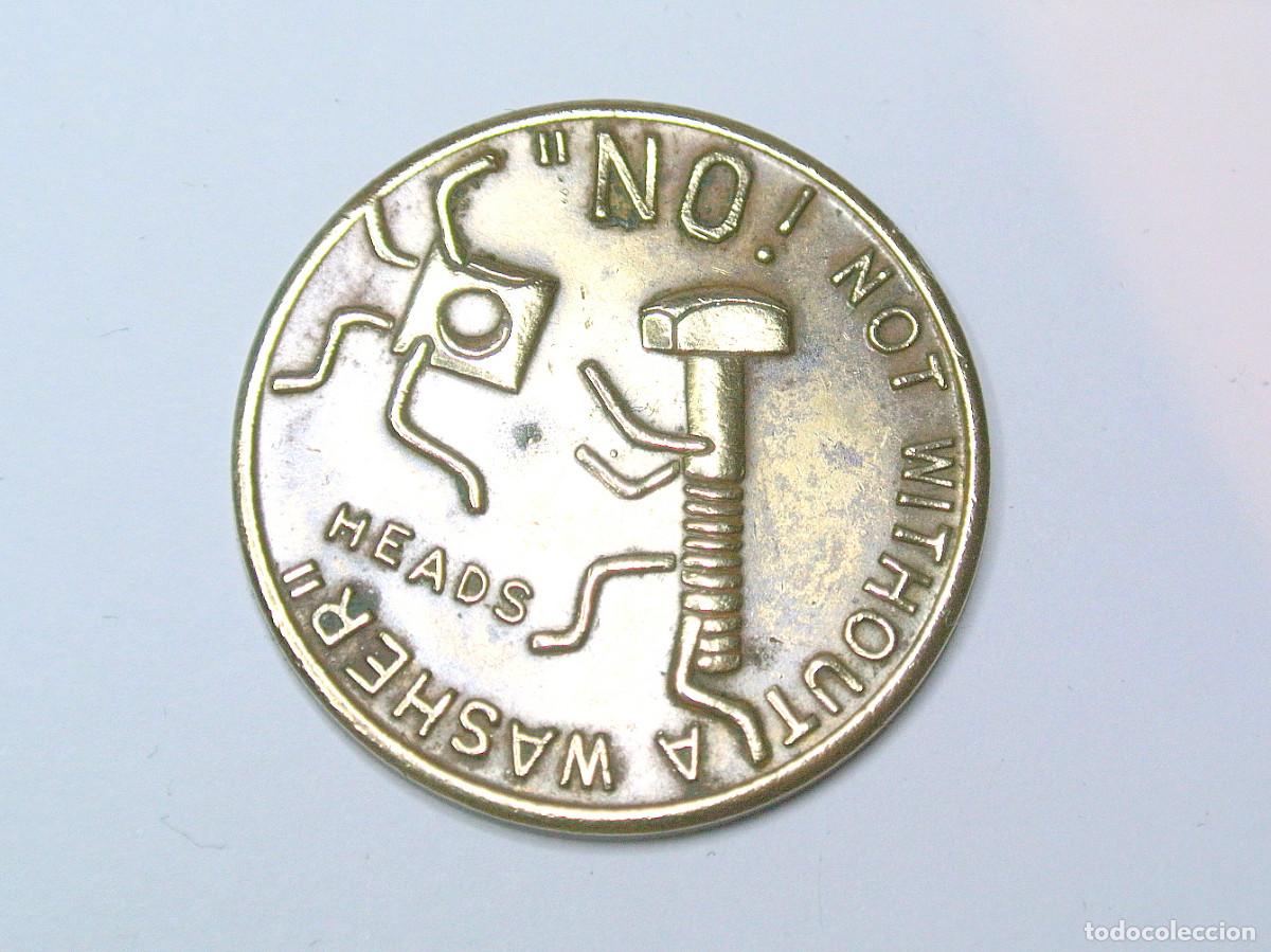 Others for Adults: Token er&oacute;tico vintage de Cara o Cruz (Heads or Tails), chistes de doble sentido para adultos 1970