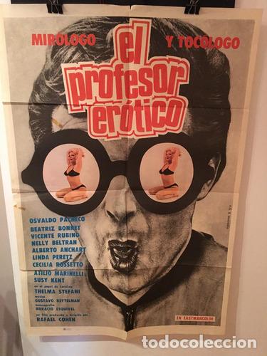 Others for Adults: afiche de cine original el profesor erotico