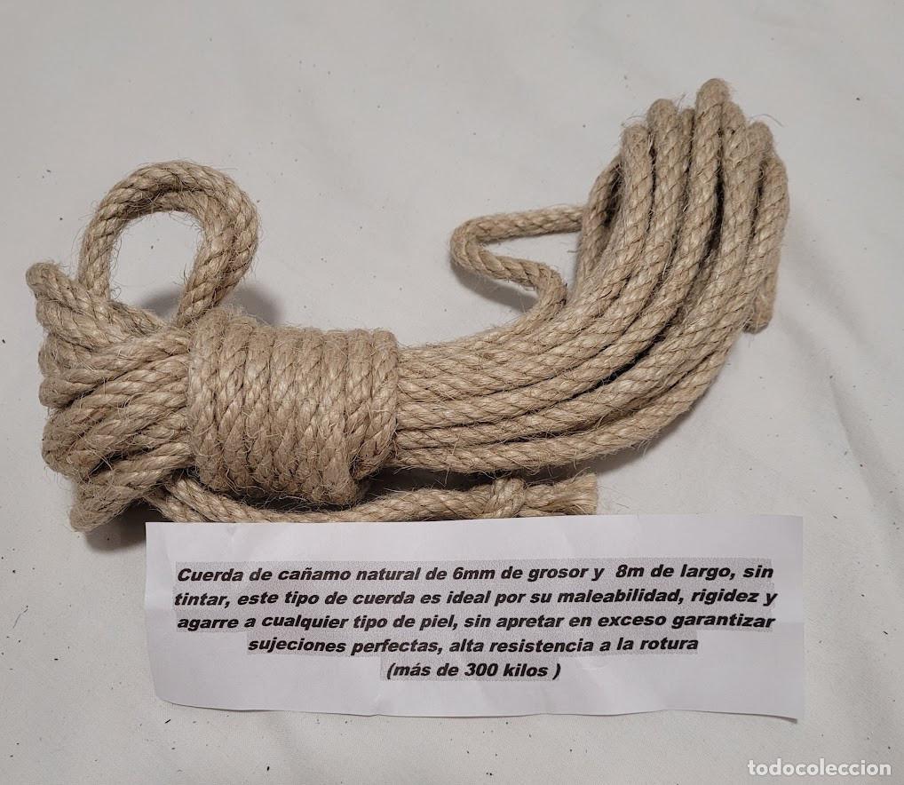 Autres: Cuerda ca&ntilde;amo natural 8 mts.grosor 6 mm.
