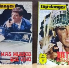 Otros: TOP-DANGER DOS EJEMPLARES Nº 2 Y 4 - FOTONOVELA POLICIACA - 1970 EDITORIAL EDITORCAR.