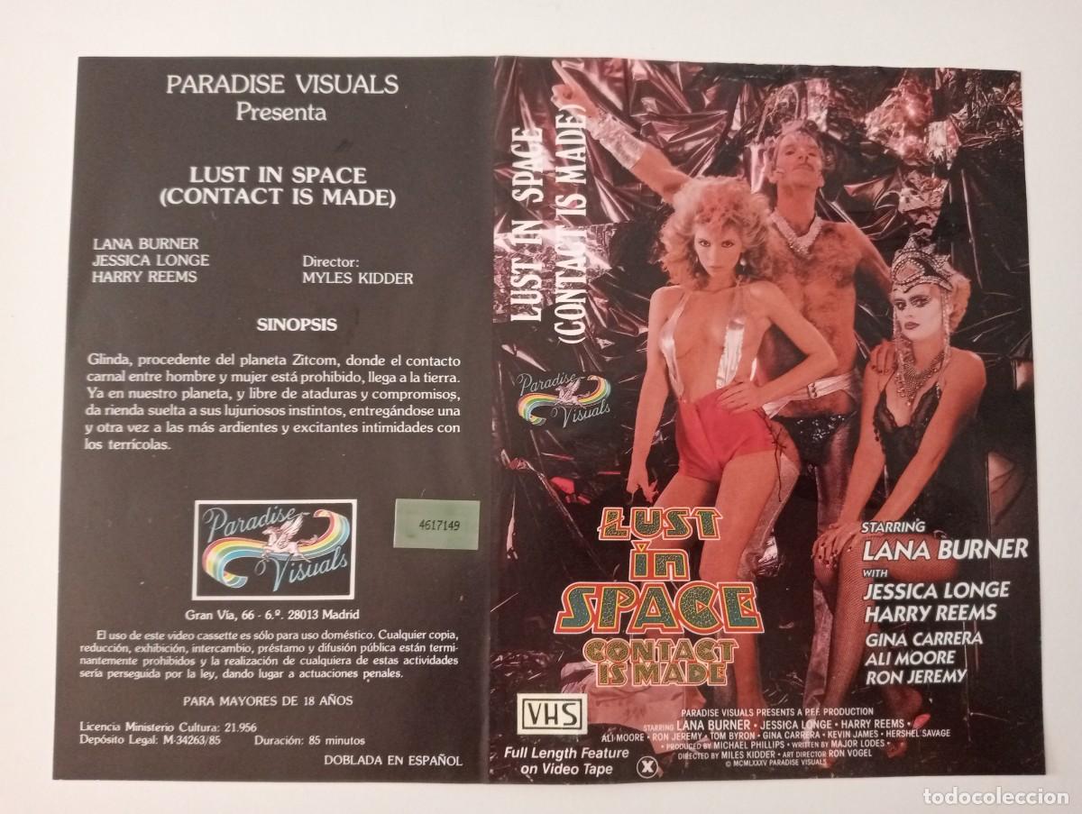 vhs sólo carátula 334 lust in space (contact is - Buy Other collectibles  for adults on todocoleccion