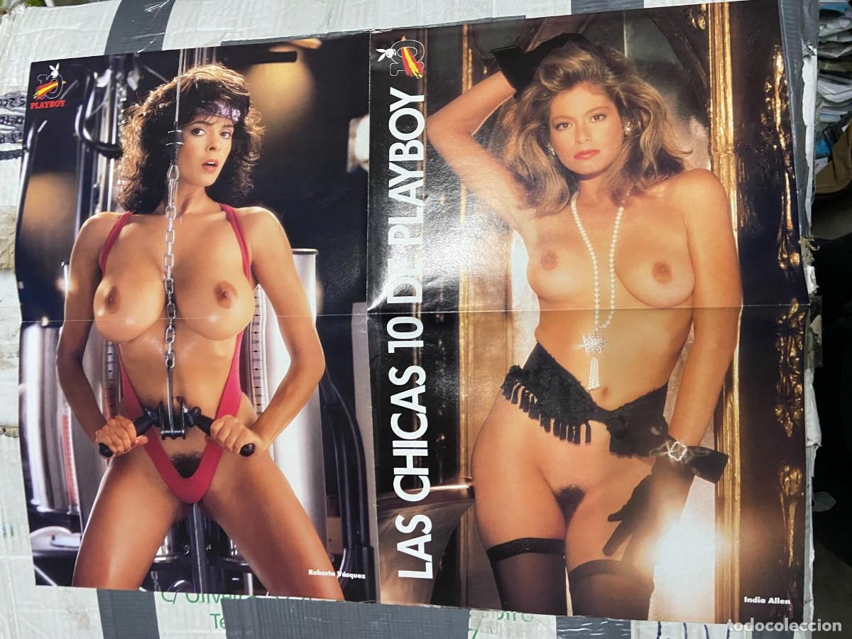 Others for Adults: GRAN POSTER LAS CHICAS 10 DE PLAYBOY ROBERTA VASQUEZ INDIA ALLEN JOAN COLLINS KAREN HAFTER