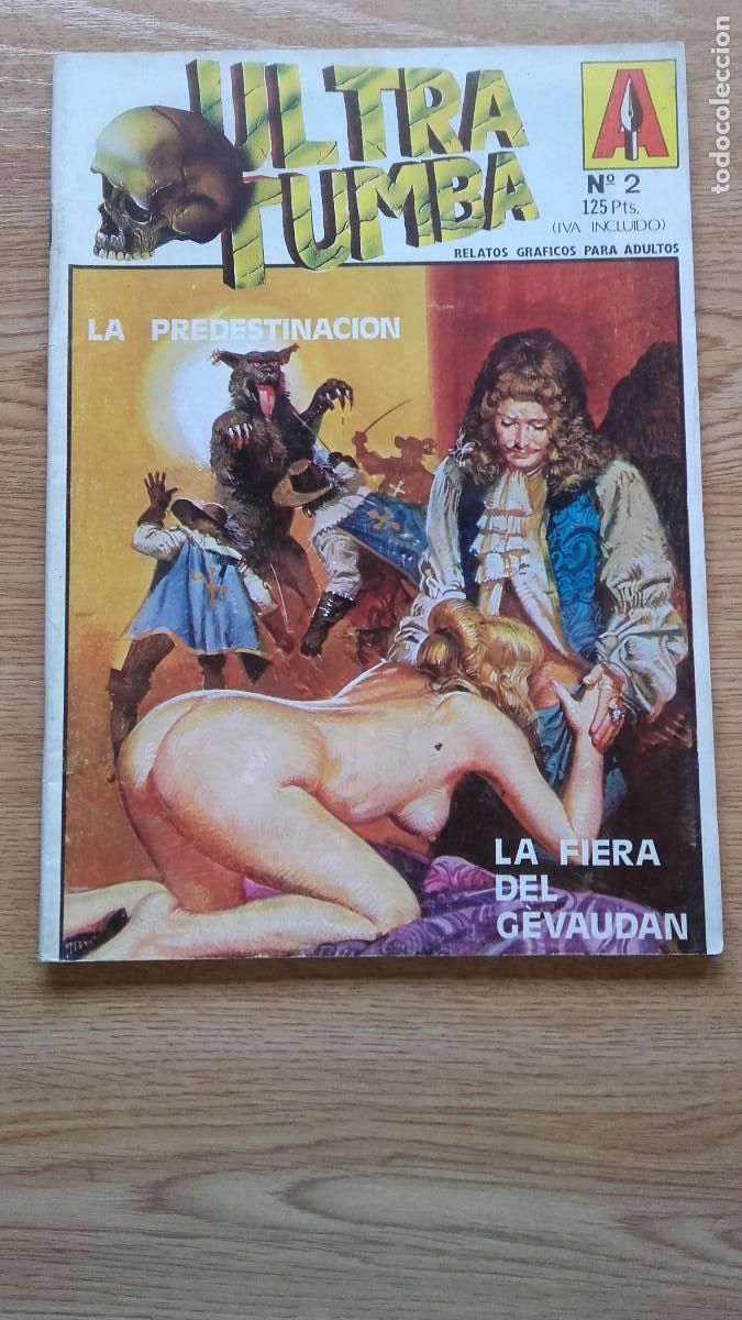 Autres: ULTRA TUMBA - N&ordm; 2 de 9 - LA FIERA DEL GEVAUDAN - Terror, Er&oacute;tico, Pornogr&aacute;fico - ASTRI S. A.