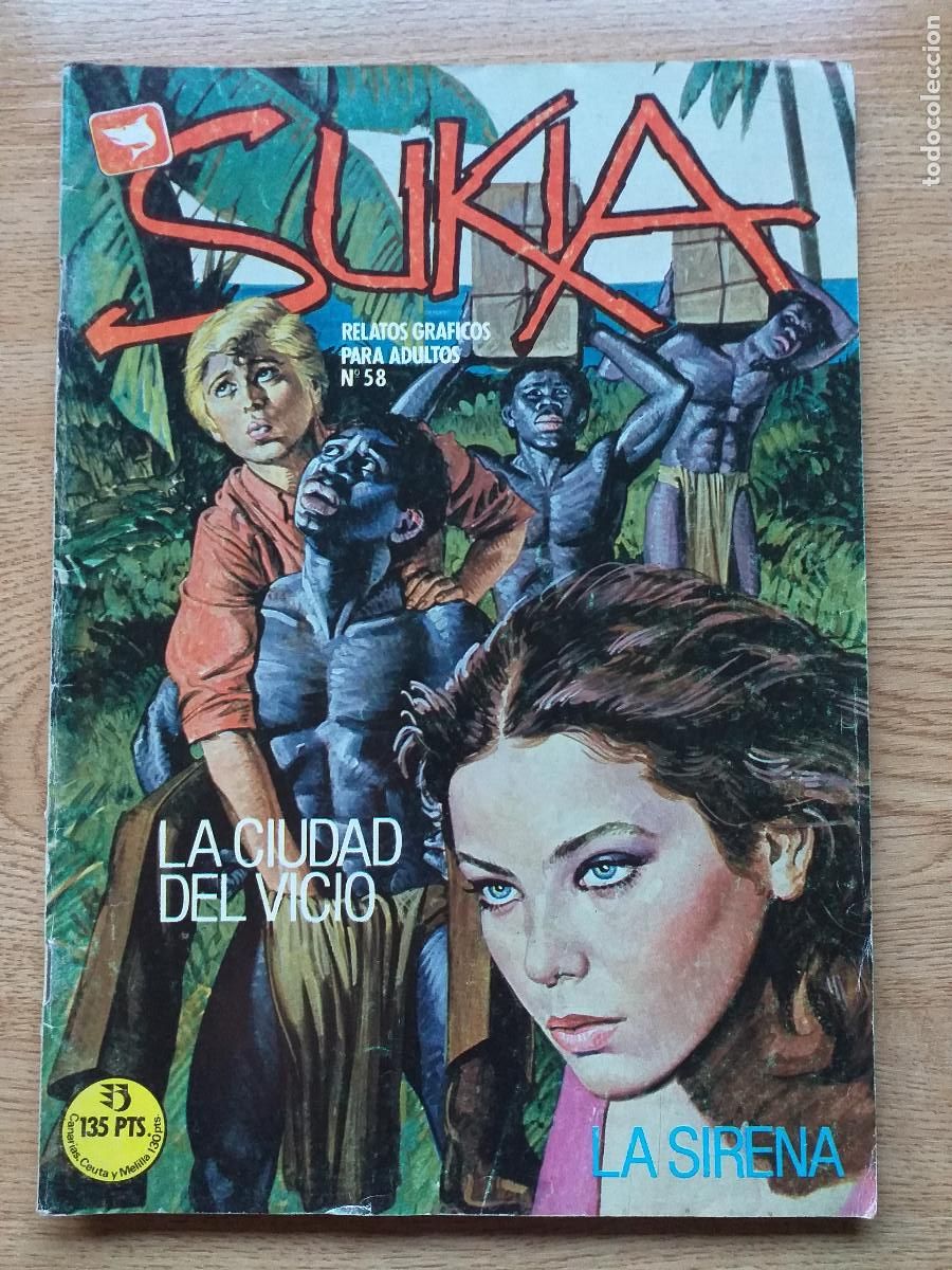Autres: SUKIA - N&ordm; 58 - LA CIUDAD DEL VICIO / LA SIRENA - EROTICO, PORNOGRAFICO - 1988 ZINCO