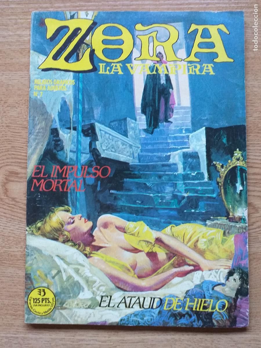 Outros: ZORA LA VAMPIRA - N&ordm; 7 - EL IMPULSO MORTAL / EL ATAUD DE HIELO - EROTICO, PORNOGRAFICO - 1988 ZINCO