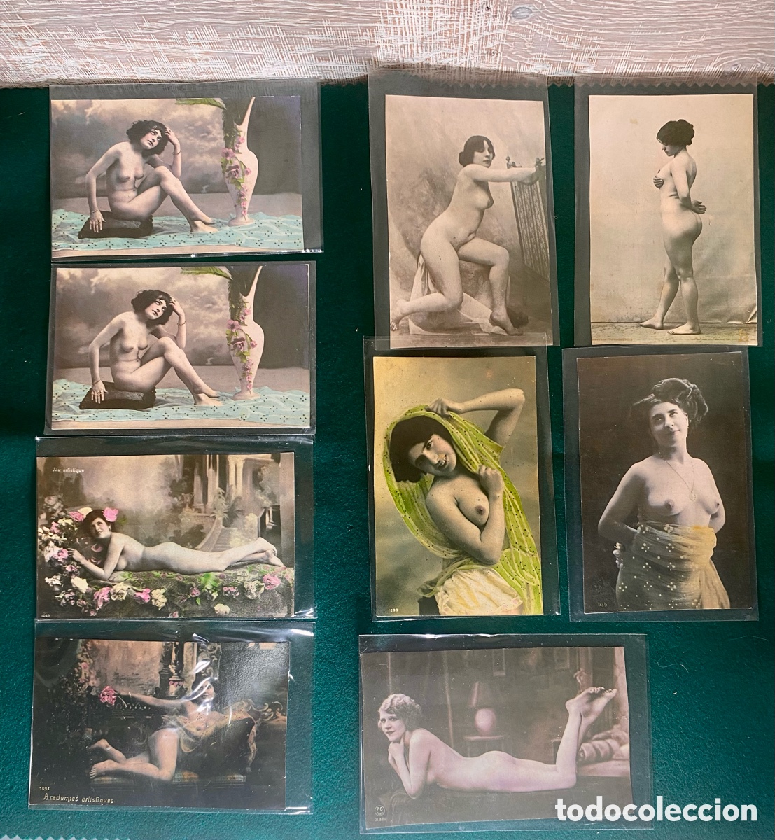 Others for Adults: Serie 9 postasles eroticas antiguas coloreadas