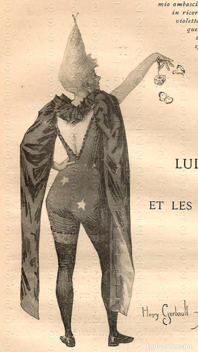 Others for Adults: EROTICA LULU ET LES ROSES HENRY GERBAULT ILUSTRACION ANTIGUA 20X13 B20