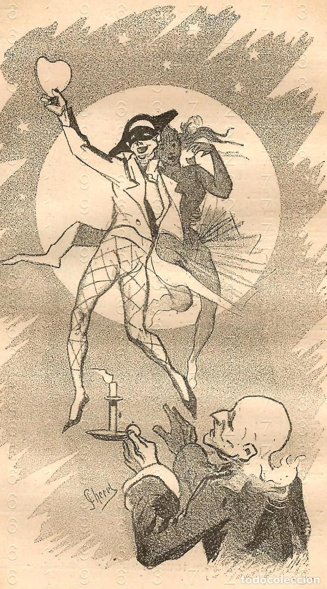 Others for Adults: EROTICA PIERROT ILUSTRACION ANTIGUA 20X13 B20