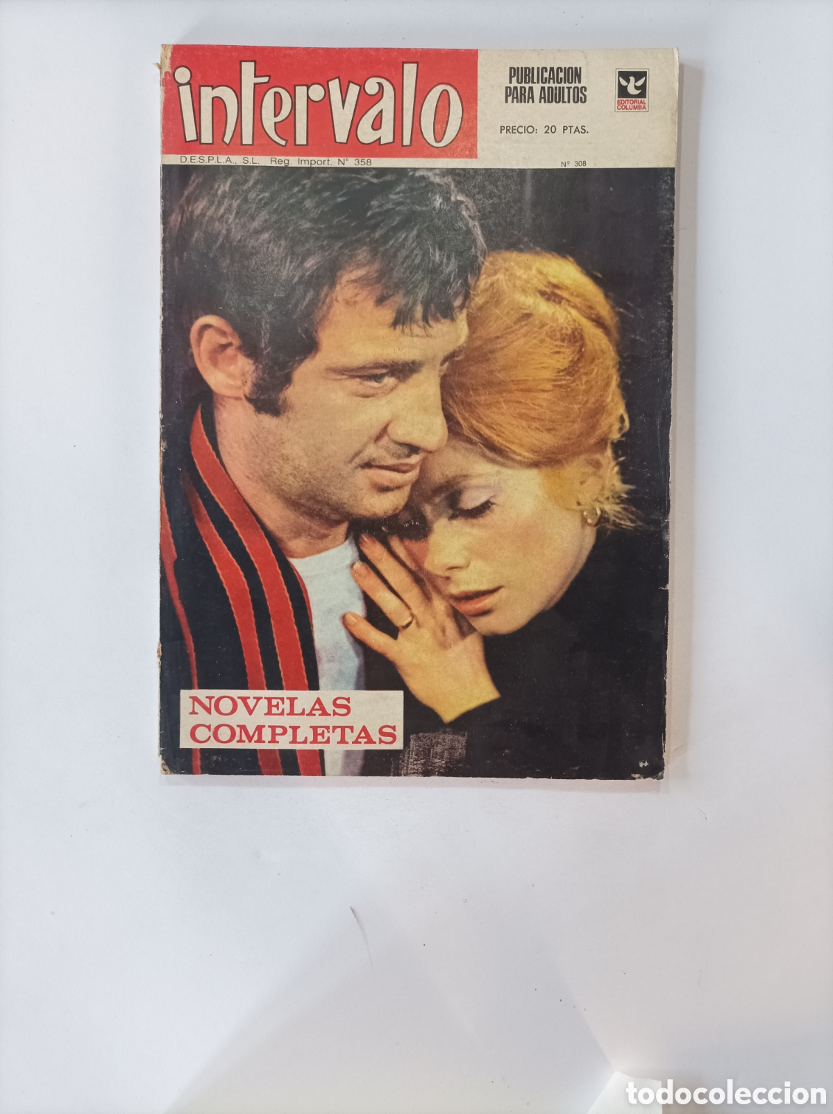 Others for Adults: INTERVALO 308. BELMONDO. PUBLICACI&Oacute;N PARA ADULTOS. NOVELAS COMPLETAS. COLUMBA. 1972.