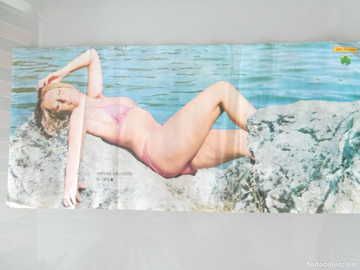 Autres: POSTER ACTRIZ ARTISTA CANTANTE. DIEZ MINUTOS. NIEVES SALCEDO. A&Ntilde;OS 70. 60X28CM SEXY EROTICA. 1042