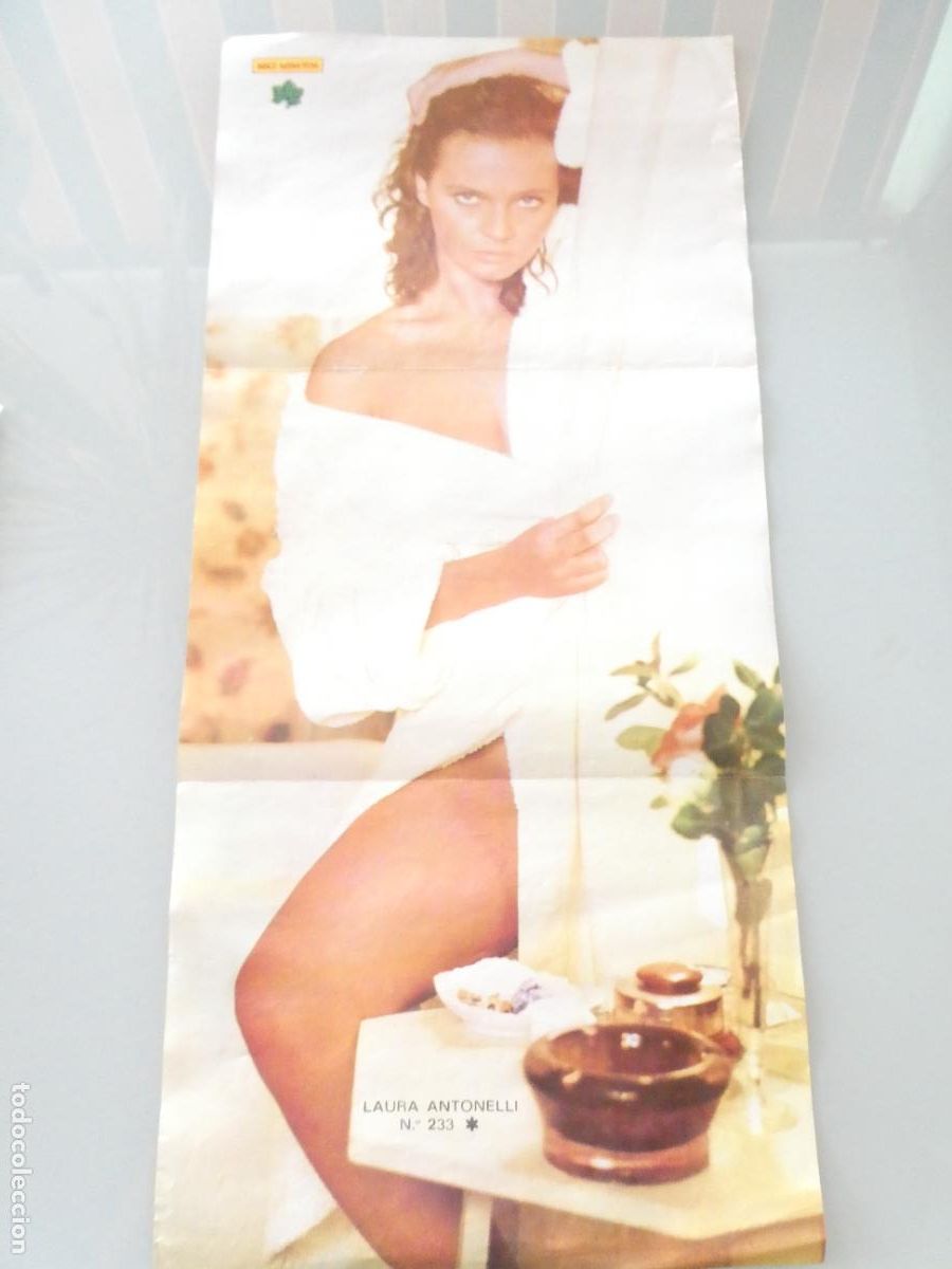 Autres: POSTER ACTRIZ ARTISTA CANTANTE. DIEZ MINUTOS. LAURA ANTONELLI. A&Ntilde;OS 70. 60X28CM SEXY EROTICA. 1054
