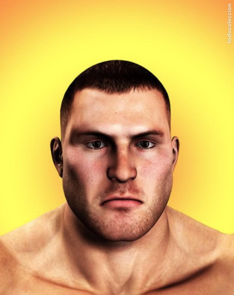 Autres: ROSTRO DE UN HOMBRE RUDO Y CORPULENTO EN 3D. FOTOGRAFIA-ARTE.