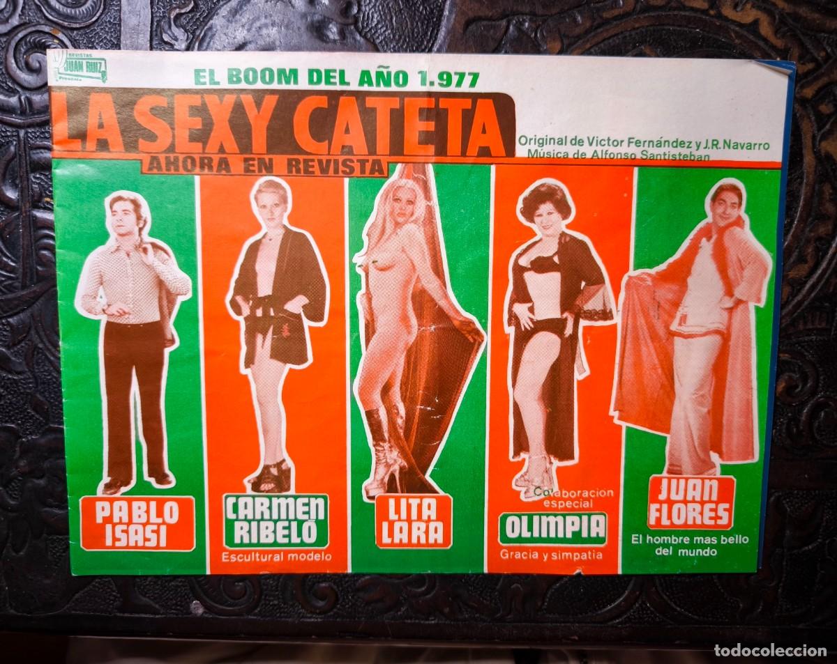 Andere Artikel: Programa de mano teatro, a&ntilde;o 1977. La Sexy Cateta. Lita Lara