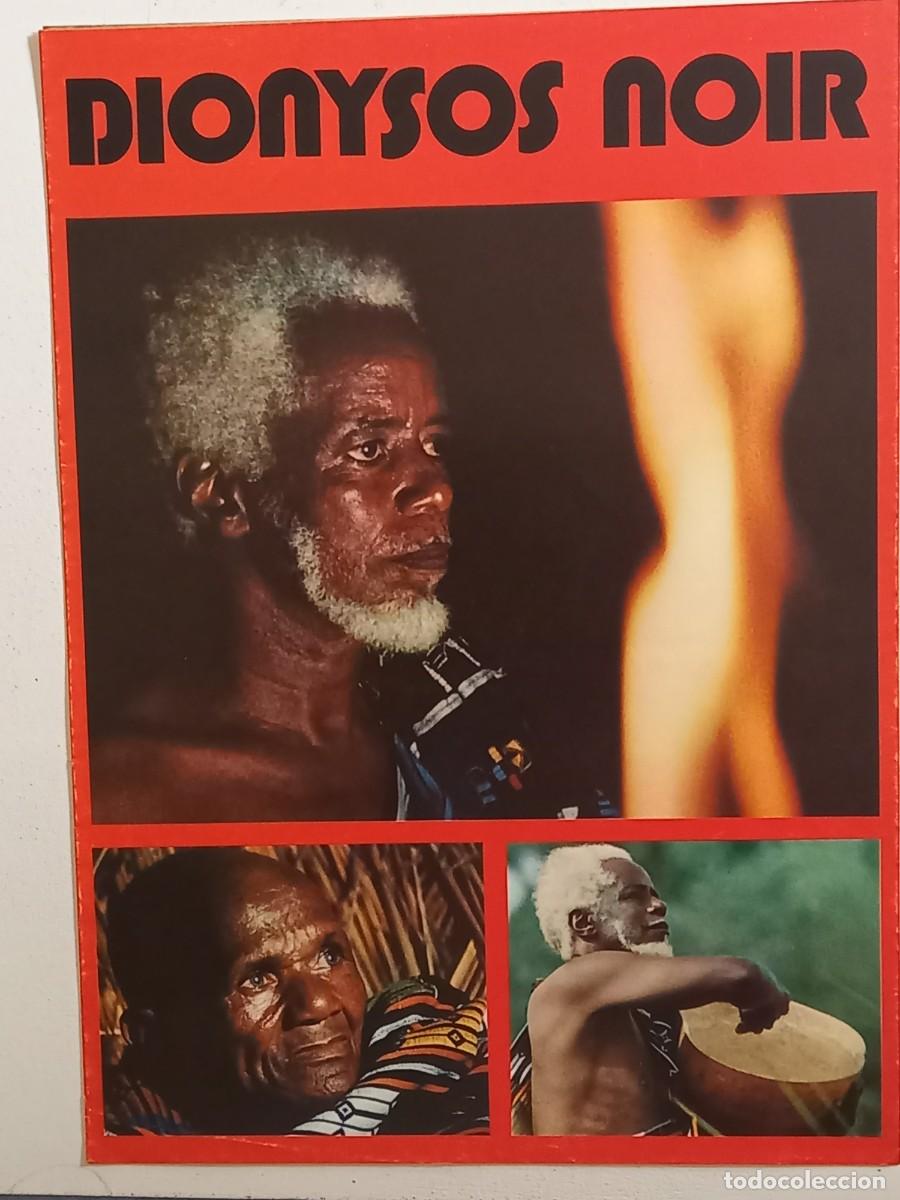 Others for Adults: DIONYSOS NOIRE BROCHURE DI 6 PAGG. cm. 33,5X24,5 DEL FILM DI JEAN CLAUDE PATRICE 1975