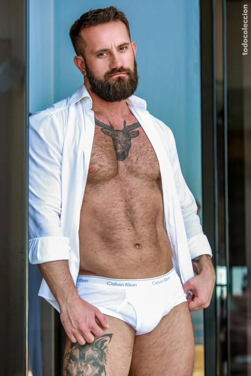 Autres: BRUNO THE BEARD, MAX CHEVALIER & MILES FALLON. TOP-MODELS. FOTOGRAFIA-ARTE.