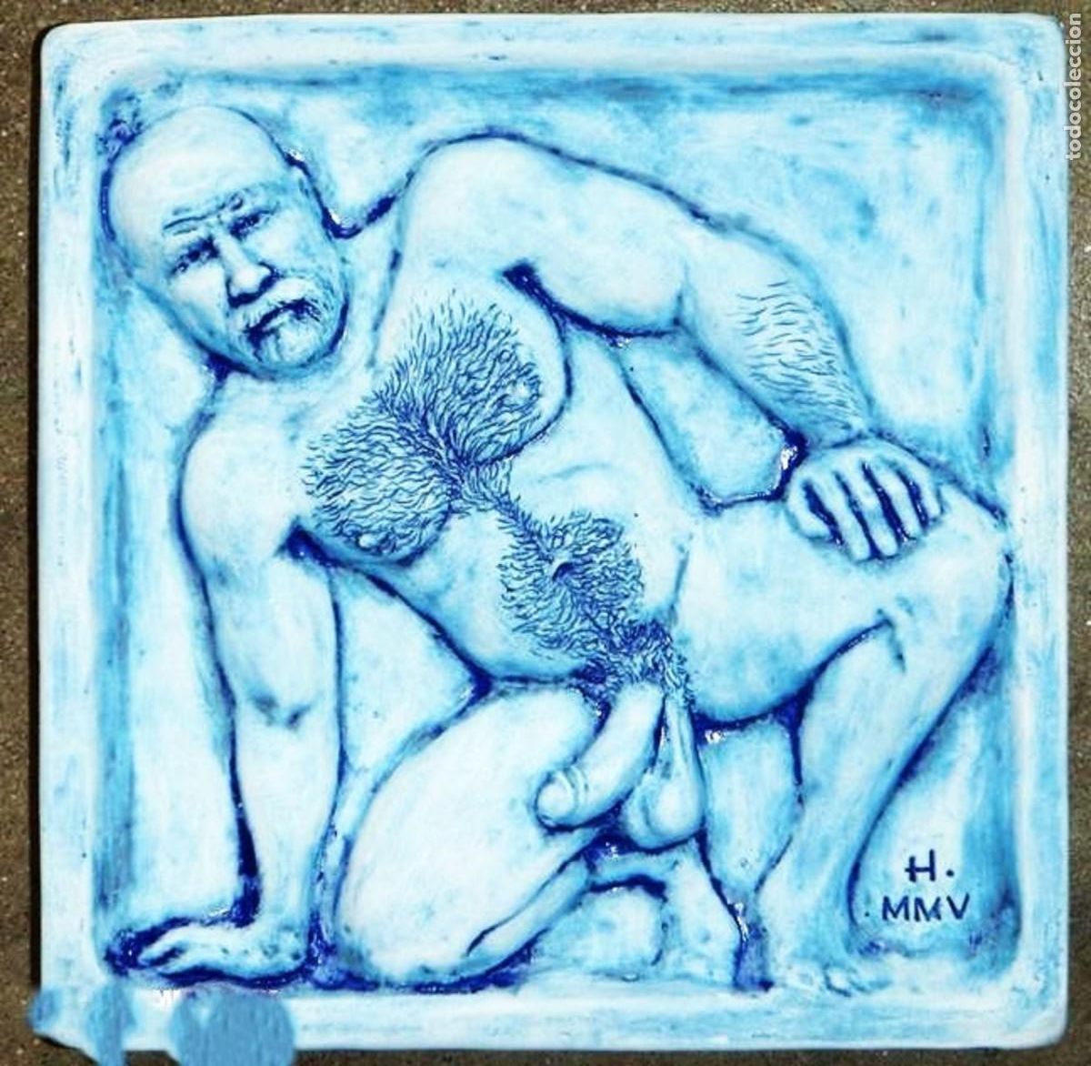 Others for Adults: HOMBRE TALLADO EN CERAMICA. FOTOGRAFIA-ARTE.