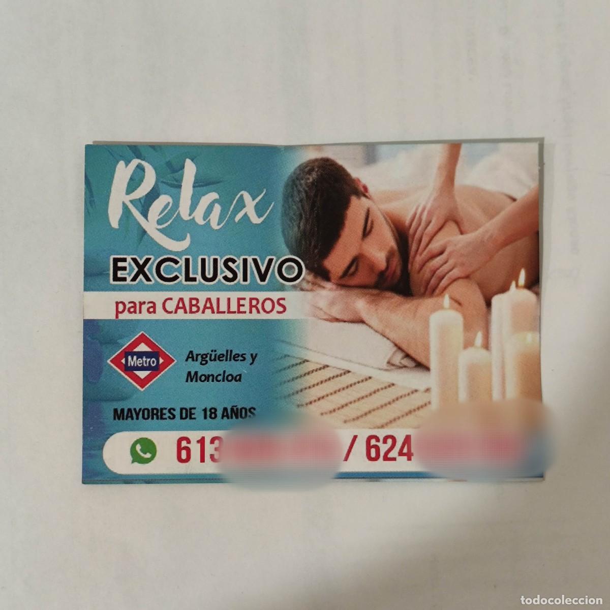 Others for Adults: TARJETA VISITA COMERCIAL - RELAX EXCLUSIVO PARA CABALLEROS - MADRID - SEXO METRO TREN