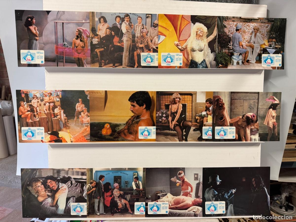 Autres: La brigada anti porno, Harry Reems, 12 fotocromos