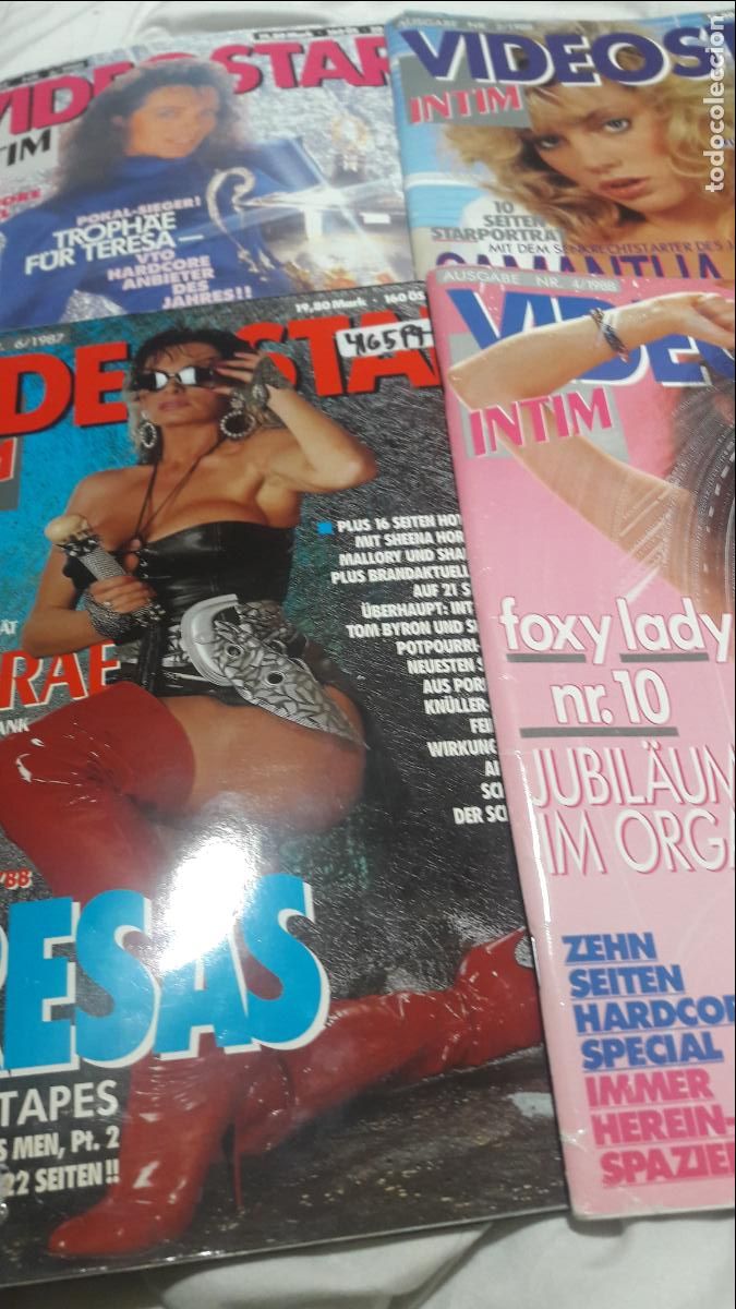 Autres: VIDEOSTAR INTIM LOTE 4 REVISTAS A&Ntilde;OS '80 G&Eacute;NERO X ADULTOS