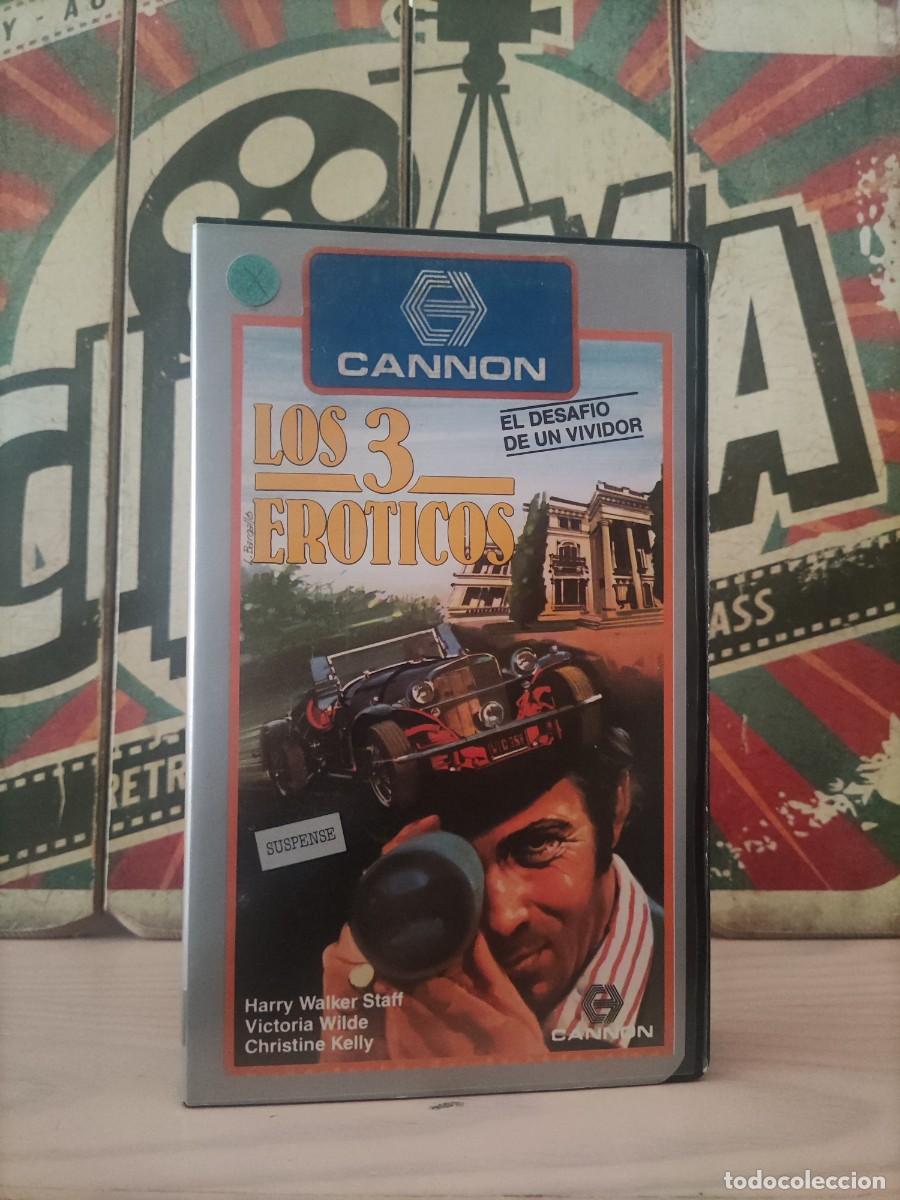 Otros: LN VHS CP 383 Los 3 er&oacute;ticos - Harry Walker Staff, Victoria Wilde