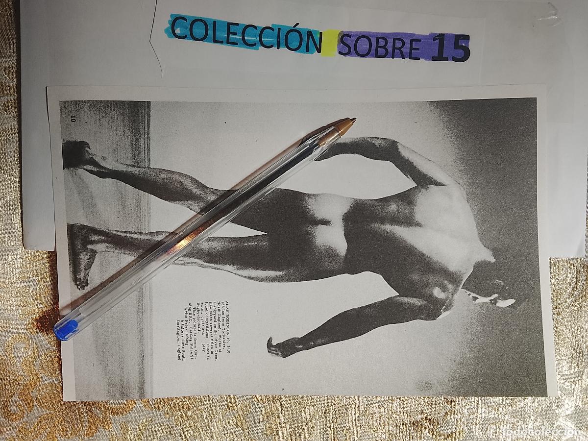 Autres: hoja tematica gay artistica fotografica o comic hombre erotico desnudos culturismo homo sexo EROTICA