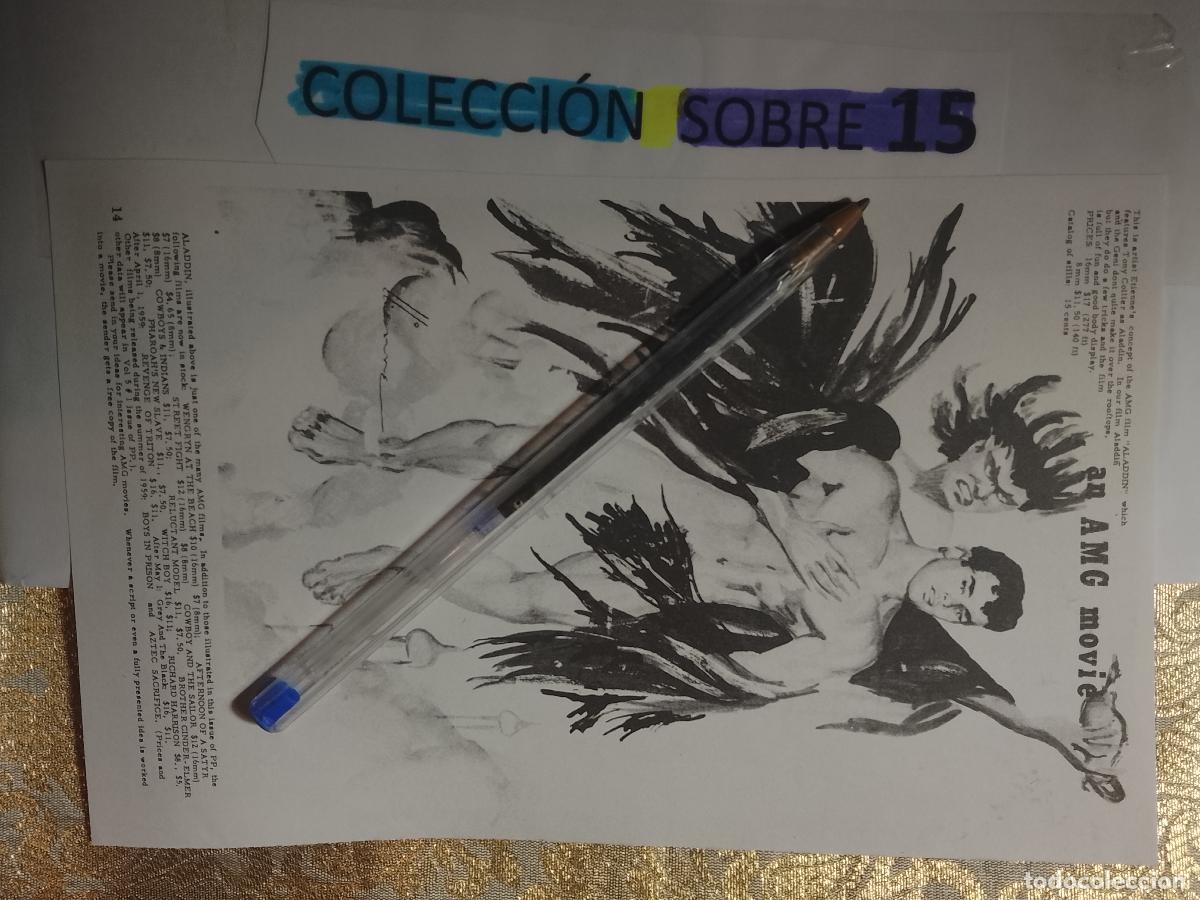 Autres: hoja tematica gay artistica fotografica o comic hombre erotico desnudos culturismo homo sexo EROTICA