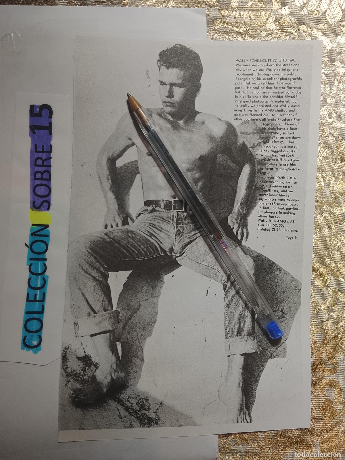 Autres: hoja tematica gay artistica fotografica o comic hombre erotico desnudos culturismo homo sexo EROTICA