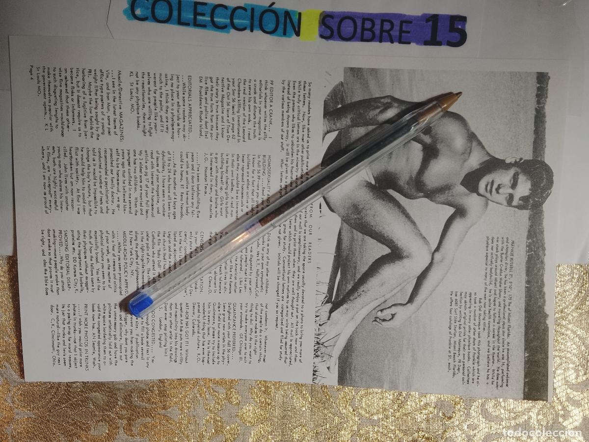Andere Artikel: hoja tematica gay artistica fotografica o comic hombre erotico desnudos culturismo homo sexo EROTICA
