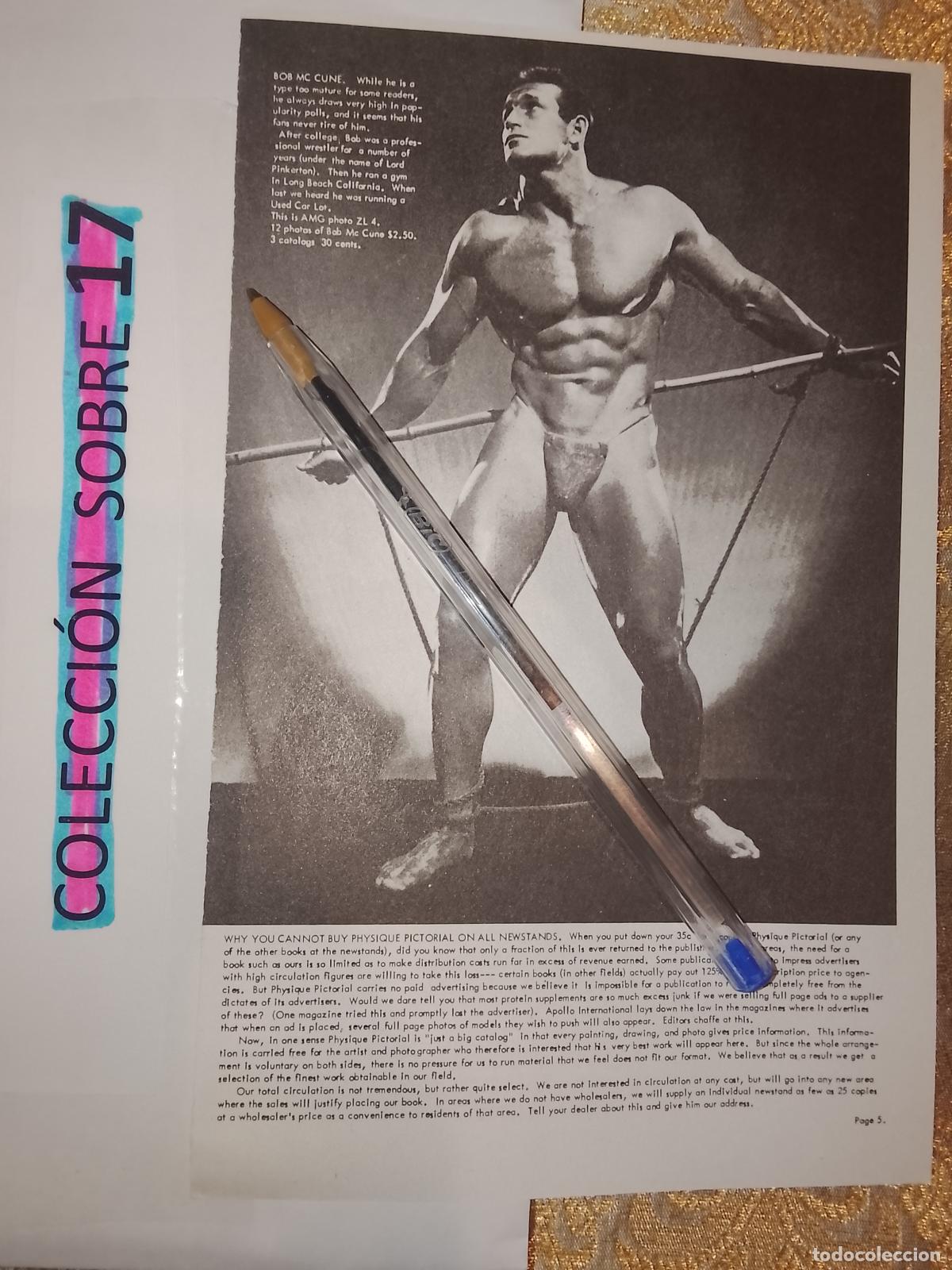 Autres: hoja tematica gay artistica fotografica o comic hombre erotico desnudos culturismo homo sexo EROTICA