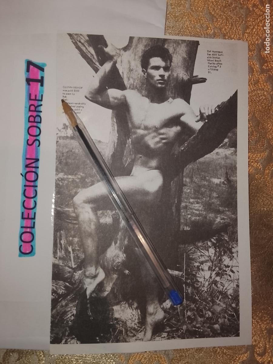 Autres: hoja tematica gay artistica fotografica o comic hombre erotico desnudos culturismo homo sexo EROTICA
