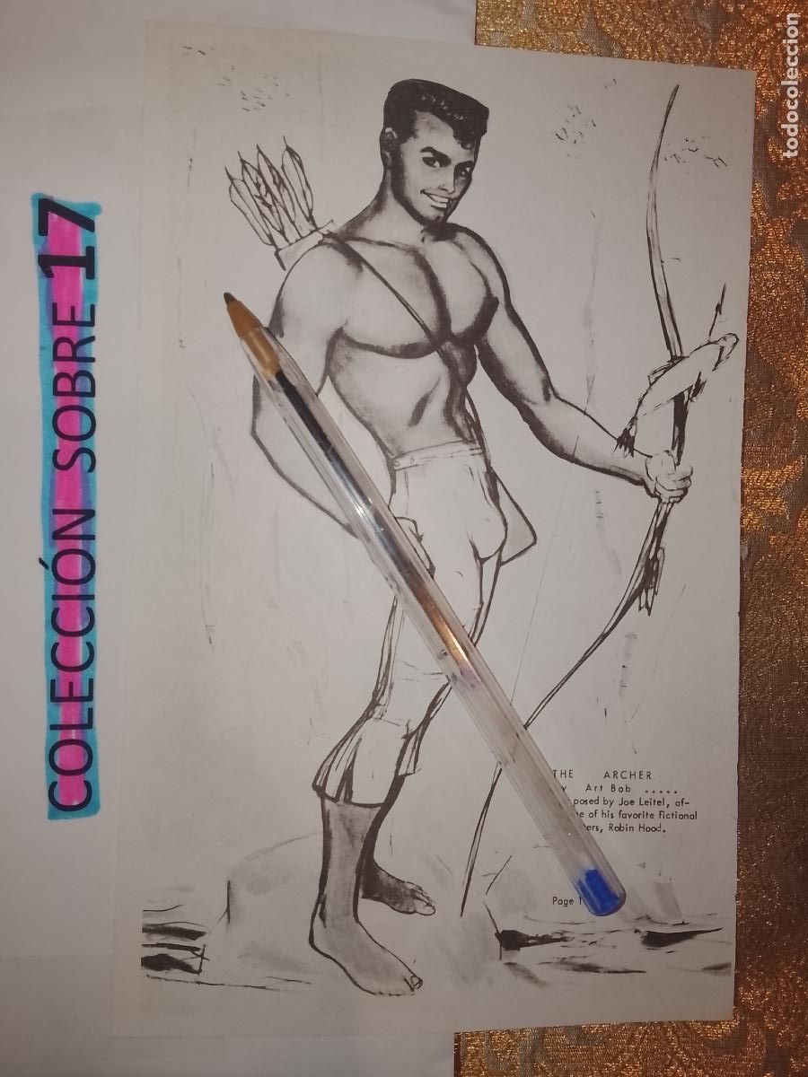 Outros: hoja tematica gay artistica fotografica o comic hombre erotico desnudos culturismo homo sexo EROTICA