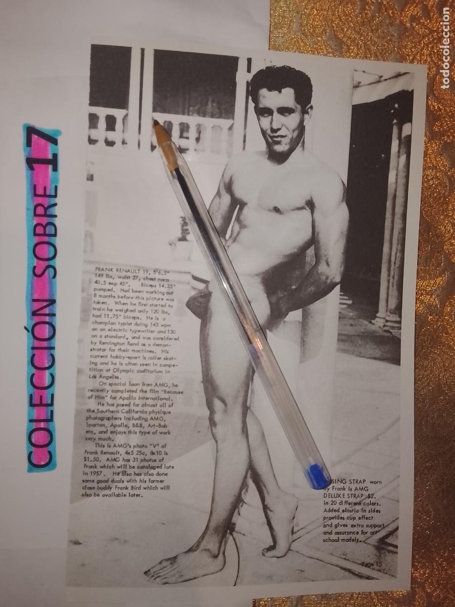 Outros: hoja tematica gay artistica fotografica o comic hombre erotico desnudos culturismo homo sexo EROTICA